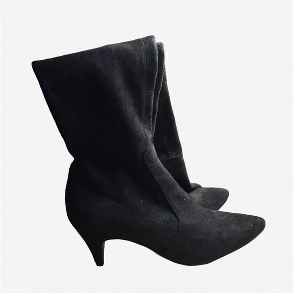 SAM EDELMAN* Kristie Over The Knee Pointed Toe Black Boots Size 6 - Picture 5 of 8